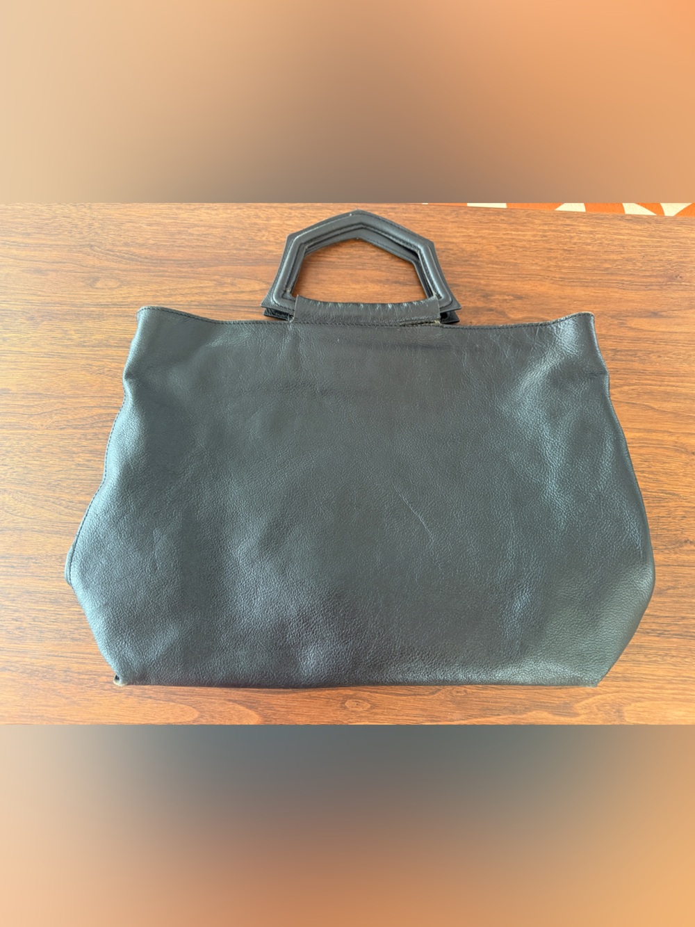 Anna Paola Italian Leather Convertible Tote - Picture 9 of 14